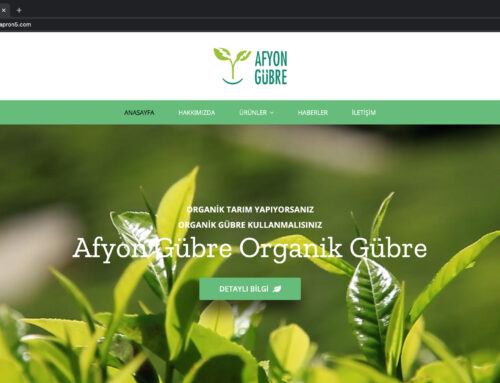 Afyon Gübre Web Sitesi Yenilendi